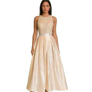 Soieblu Blush & Ivory Formal Gown –‎ Size Small